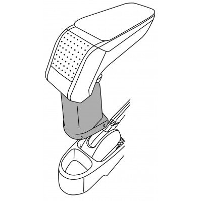 Apoio de Braço Toyota Aygo (2005 > 2014)