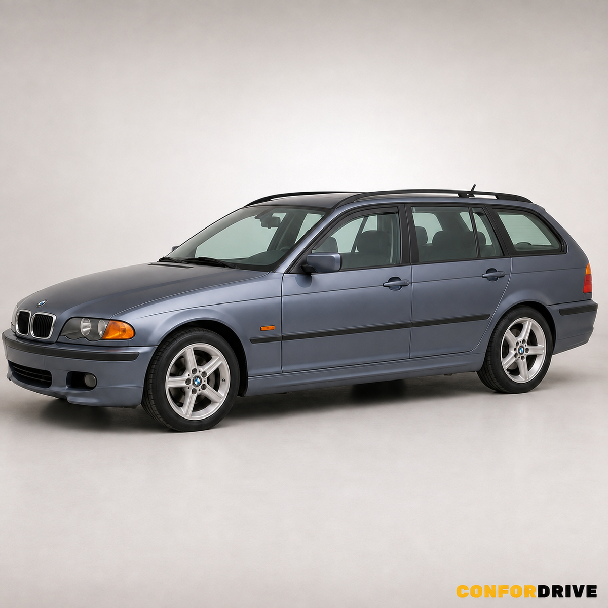 BMW Série 3 Touring E46 1999-2005 com chuventos interiores apenas nas portas da frente