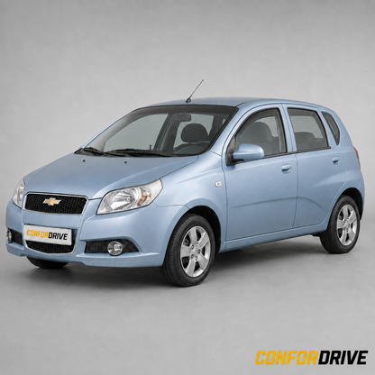 Daewoo Aveo 2008-2010 de 5 portas com chuventos interiores nas portas da frente