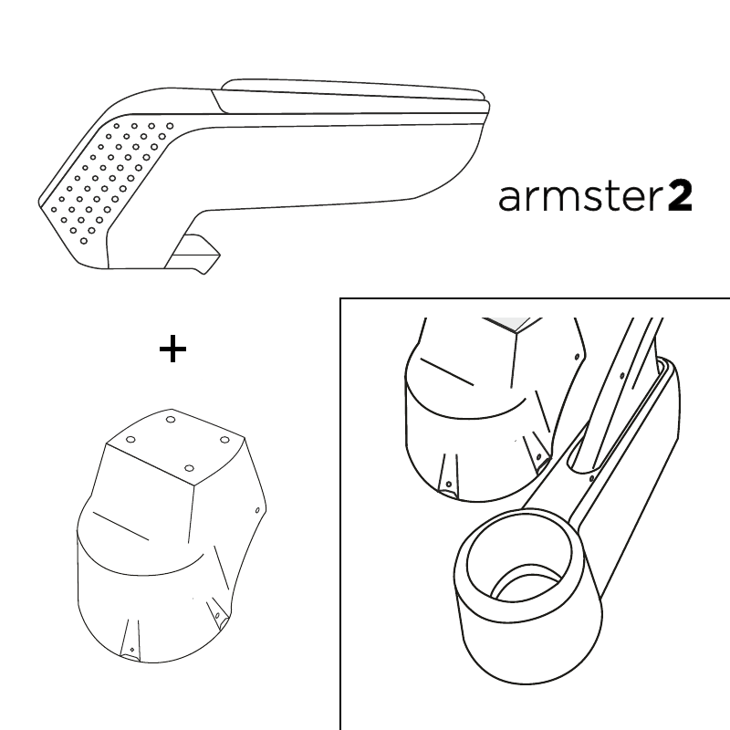 Apoio de Braço Seat e-Mii (2019 > 2022)