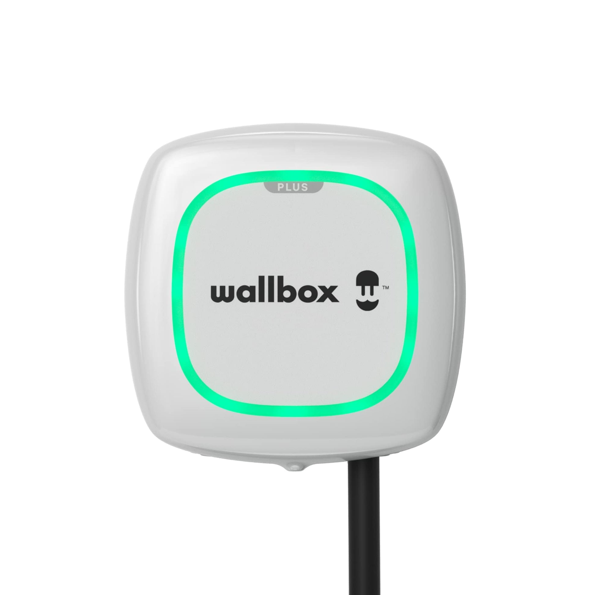 Wallbox Paquete de Carga Solar Pulsar Plus Cargador de vehículo eléctrico (7,4 kW, 5 Metros, Tipo 2, WiFi, Bluetooth, OCPP, Interior/Exterior) Blanco + Power Boost monofásico