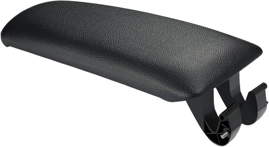 Apoyabrazos para A4, Tapa del apoyabrazos para coche para A4 B6 B7 2002-2007, Cuero, OE: 8E0864245E (Negro)