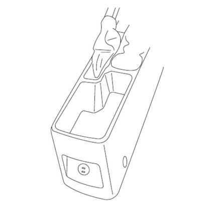 Fiat 500E electric armrest (2020 &gt;) 