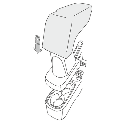Armrest Fiat Punto Evo (2009 &gt; 2012)