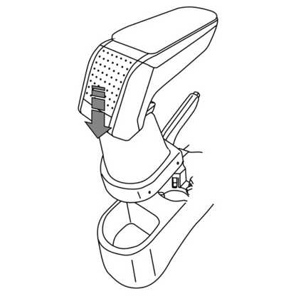 Armrest Fiat Punto Evo (2009 &gt; 2012)