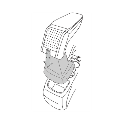Armrest Fiat Punto Evo (2009 &gt; 2012)