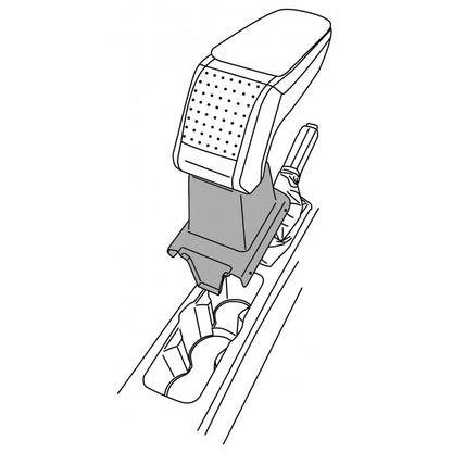 Opel Astra H (2004 &gt;) ROUND Armrest 