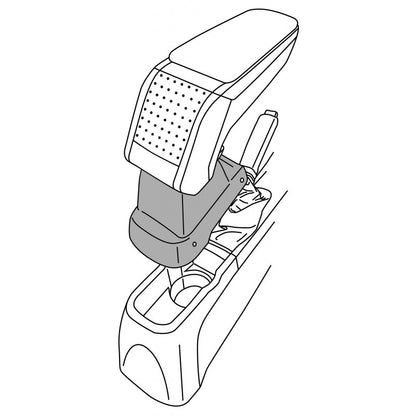 Opel Astra H (2004 &gt;) ROUND Armrest 