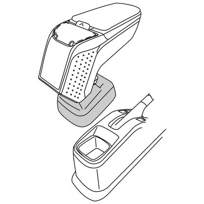 Fiat 500E electric armrest (2020 &gt;) 