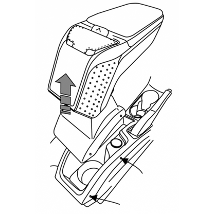 Fiat 500E electric armrest (2020 &gt;) 