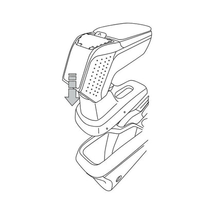Fiat 500E electric armrest (2020 &gt;) 