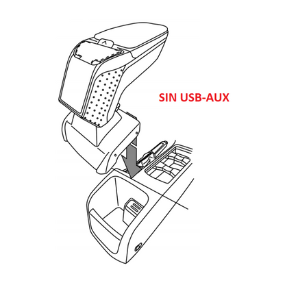 Fiat 500E electric armrest (2020 &gt;) 