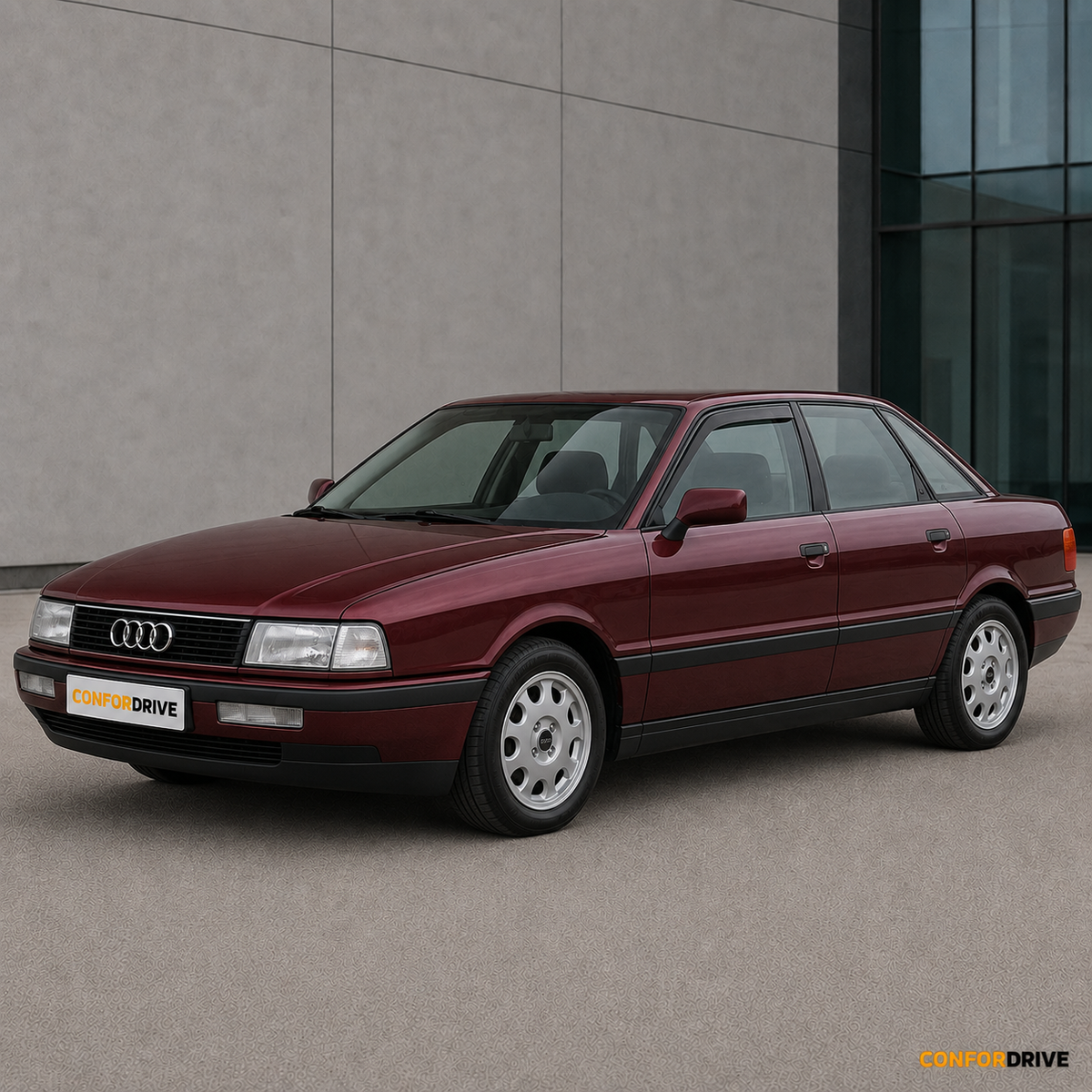 Audi 80 Sedan B4 com chuventos nas portas dianteiras