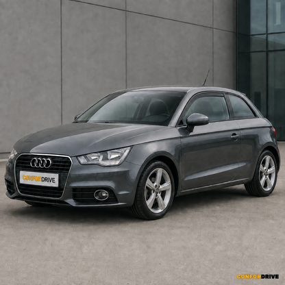 Audi A1 8X de 3 portas com chuventos nas portas dianteiras