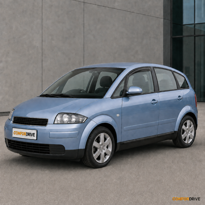 Audi A2 8Z com chuventos nas portas dianteiras