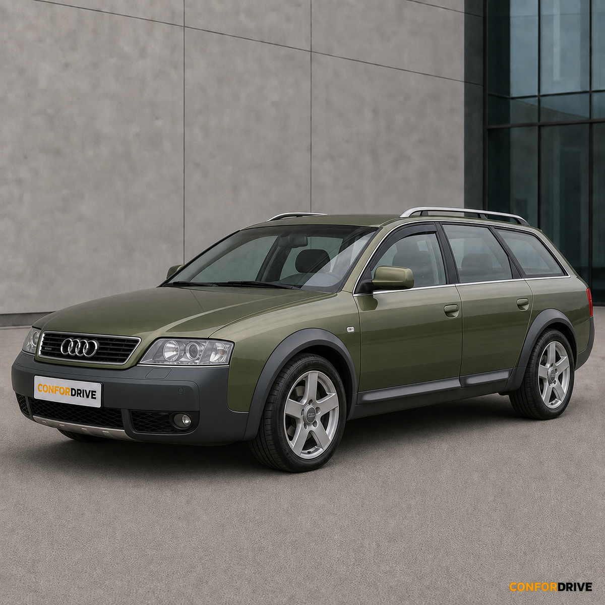 Audi A6 Allroad C5 com chuventos nas portas dianteiras