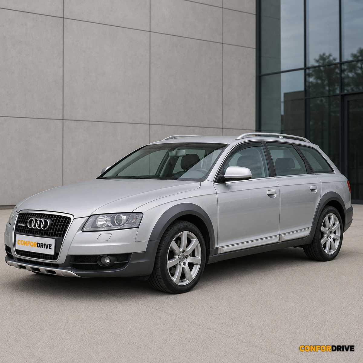 Audi A6 Allroad C6 com chuventos nas portas dianteiras