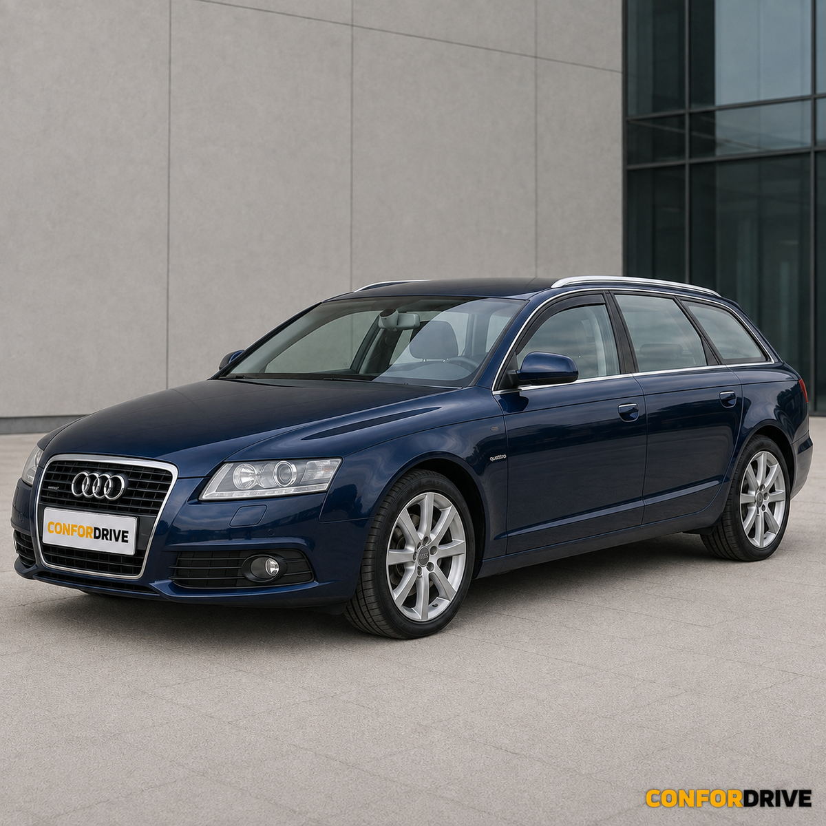 Audi A6 Quattro C6 com chuventos nas portas dianteiras