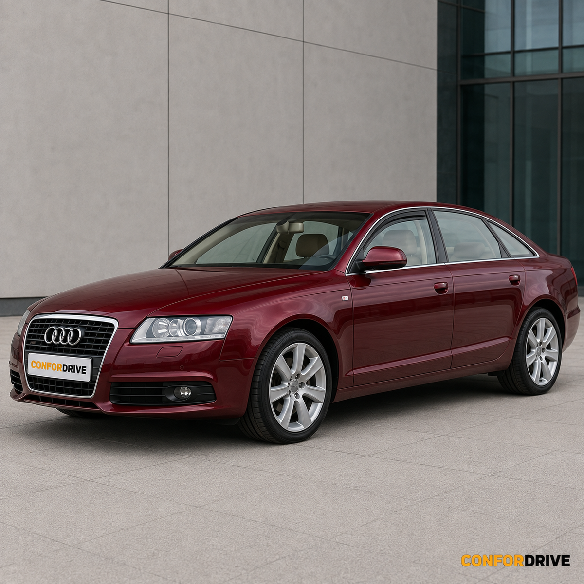 Audi A6 Sedan C6 com chuventos nas portas dianteiras