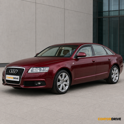 Audi A6 Sedan C6 com chuventos nas portas dianteiras