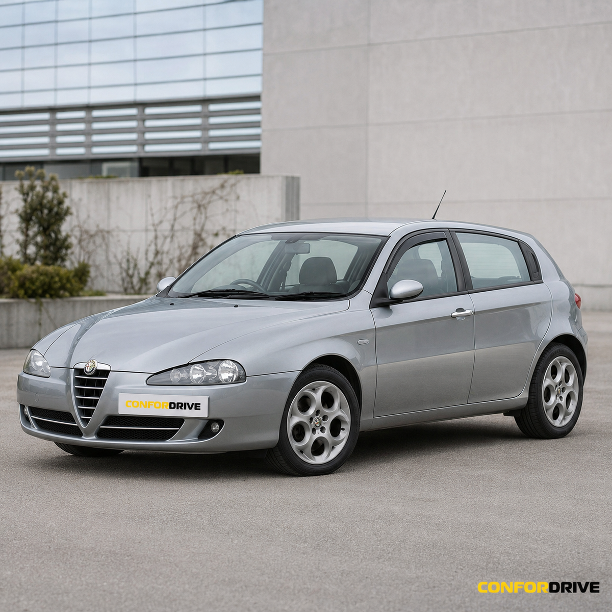 Alfa Romeo 147 5 portas 2001-2010 com chuventos CONFORDRIVE
