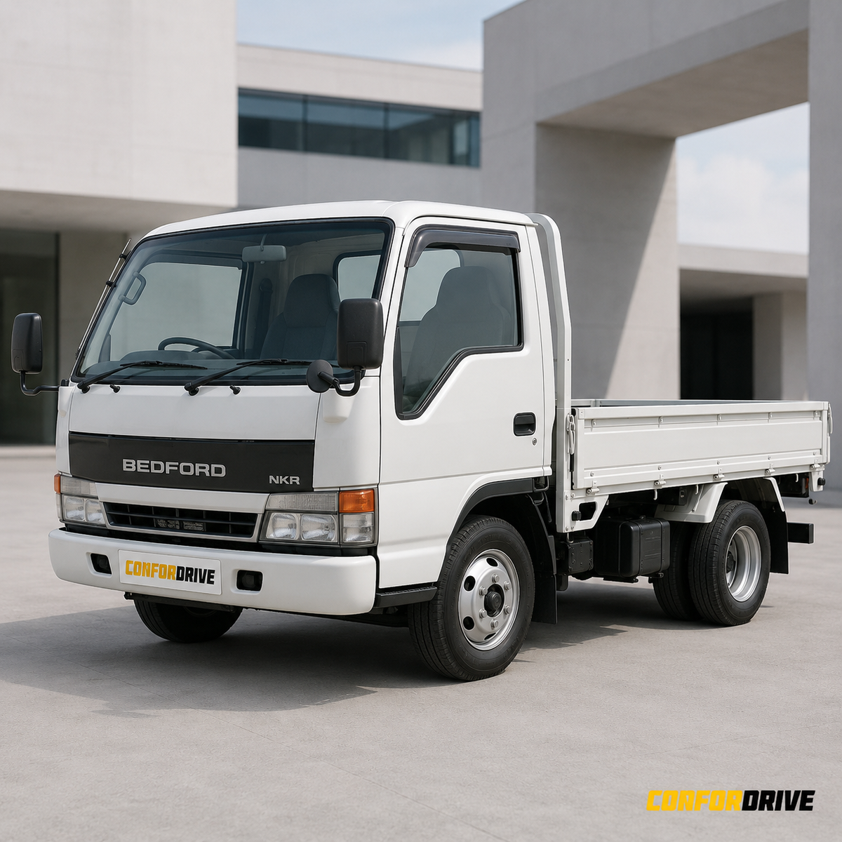 Bedford NKR desde 1994 com chuventos CONFORDRIVE