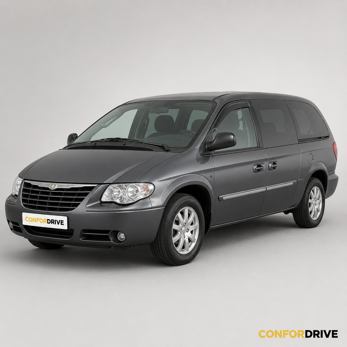 Chrysler Grand Voyager 2001-2007 com chuventos interiores nas portas da frente
