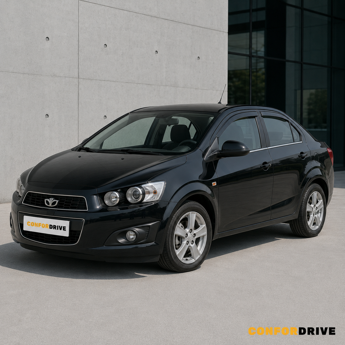 Daewoo Aveo Sedan 2011-2020 com chuventos CONFORDRIVE