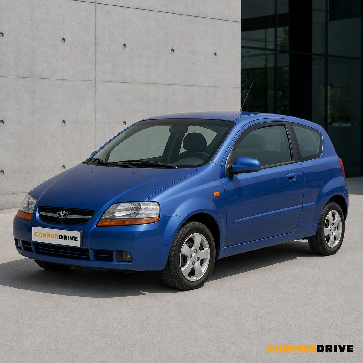 Daewoo Kalos Hatch 3 portas 2004-2007 com chuventos CONFORDRIVE