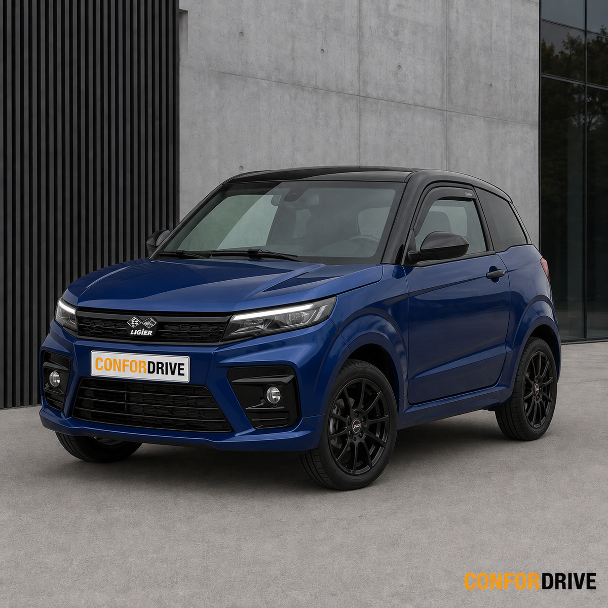 Ligier JS 50 desde 2024 com chuventos dianteiros CONFORDRIVE