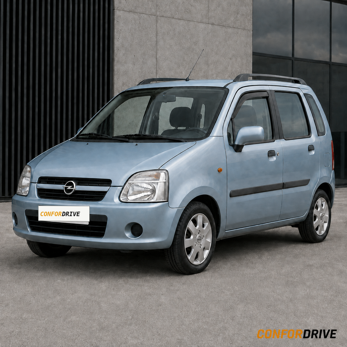 OPEL AGILA A (2000-2007) com chuventos CONFORDRIVE nas portas dianteiras