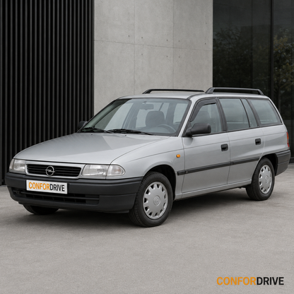 OPEL ASTRA F CARAVan SW (1991-1994) com chuventos CONFORDRIVE nas portas dianteiras