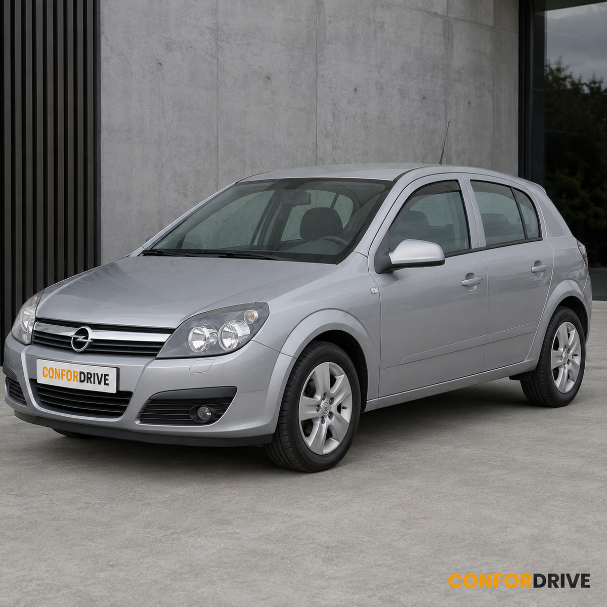OPEL ASTRA H Hatch (2004-2009) com chuventos CONFORDRIVE nas portas dianteiras