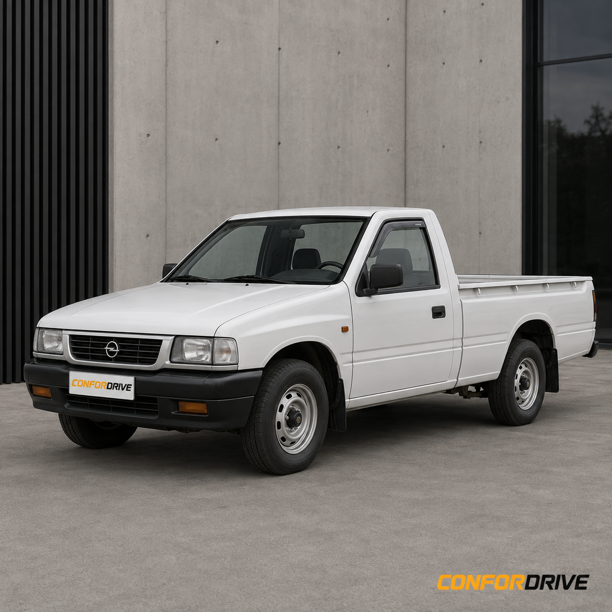 OPEL CAMPO (1991-1997) com chuventos CONFORDRIVE nas portas dianteiras