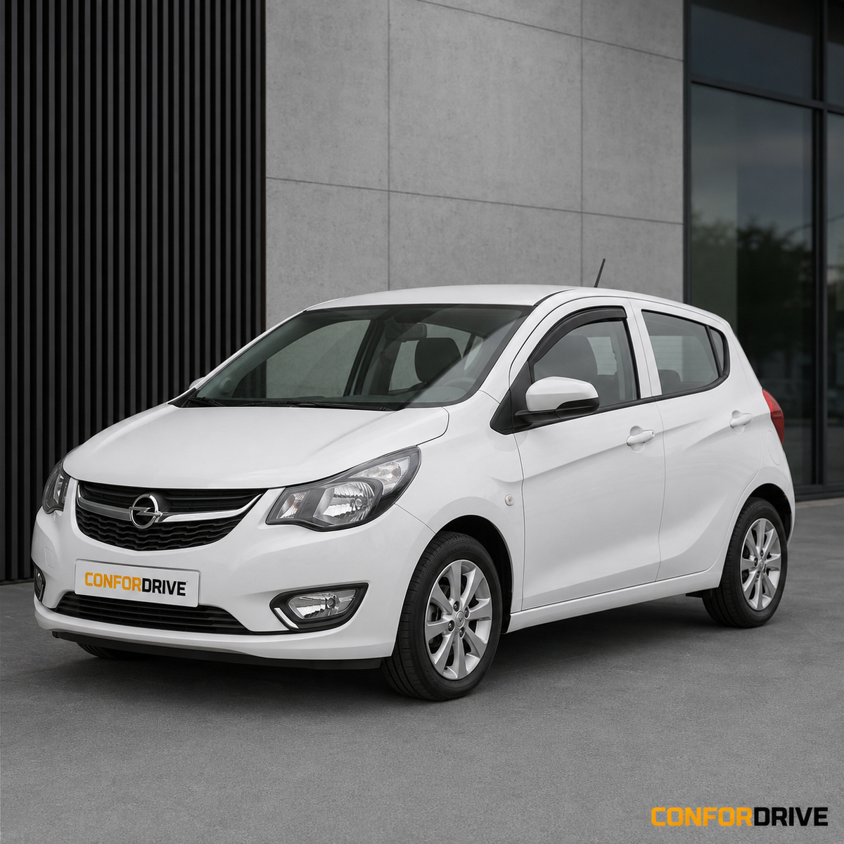 OPEL KARL (2015-2019) com chuventos CONFORDRIVE nas portas dianteiras
