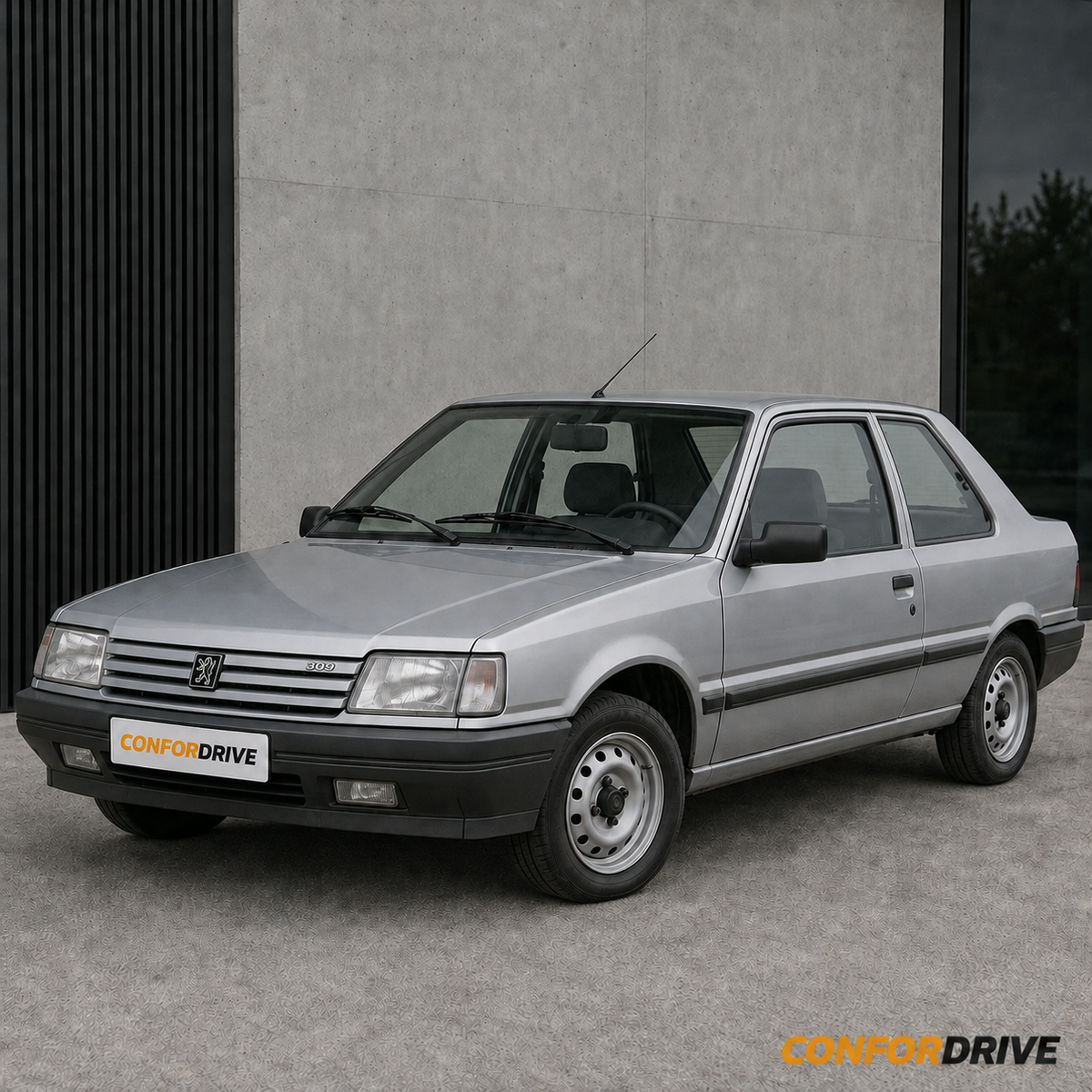 PEUGEOT 309 Hatch (1985-1993) para versão de 2 portas com chuventos dianteiros CONFORDRIVE