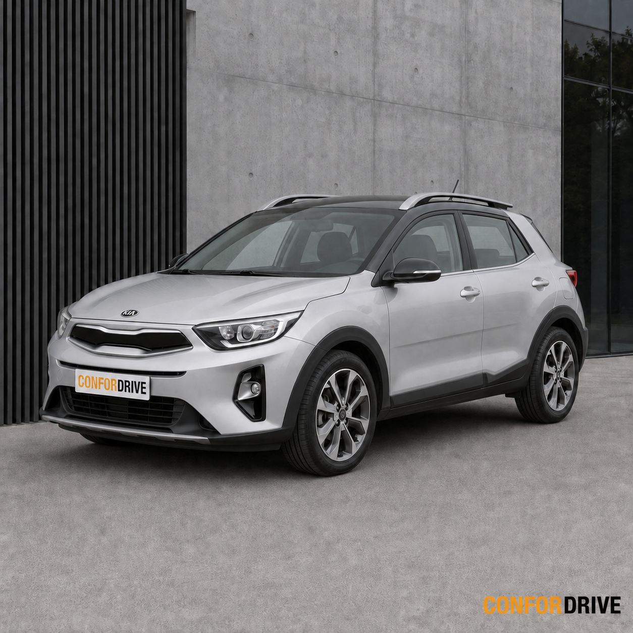 Kia Stonic desde 2017 de 5 portas com chuventos dianteiros CONFORDRIVE