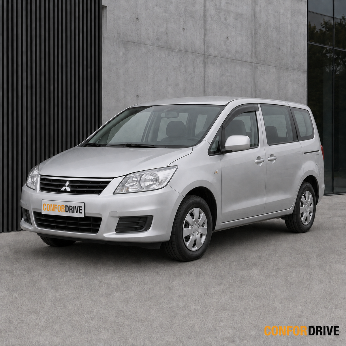 Mitsubishi Delica D:3 2011-2019 de 5 portas com dois chuventos dianteiros CONFORDRIVE