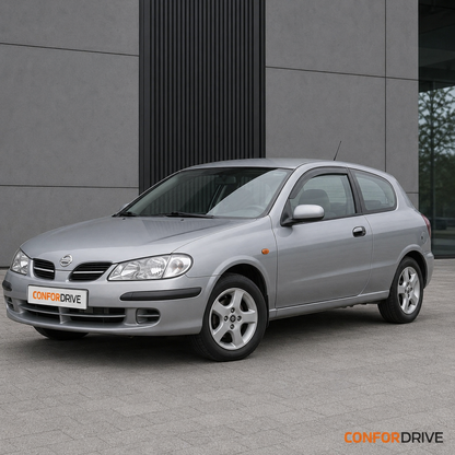 Nissan Almera N16 2000-2006 3 portas com chuventos CONFORDRIVE