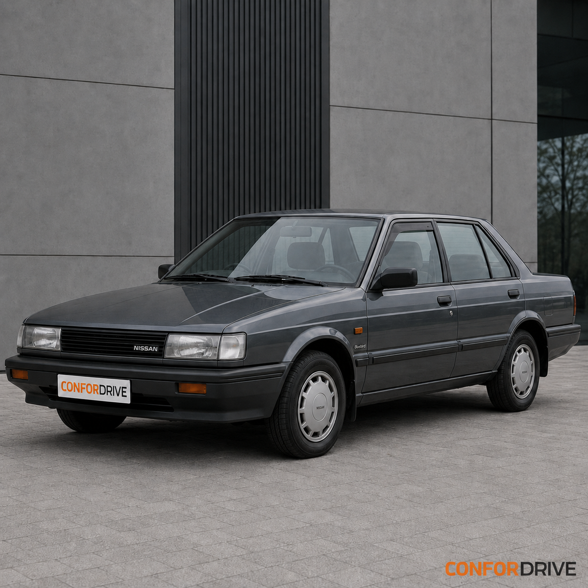 Nissan Bluebird T12 1986-1990 4 portas com chuventos CONFORDRIVE