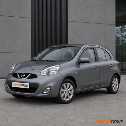 Nissan Micra K13 2011-2017 5 portas com chuventos CONFORDRIVE