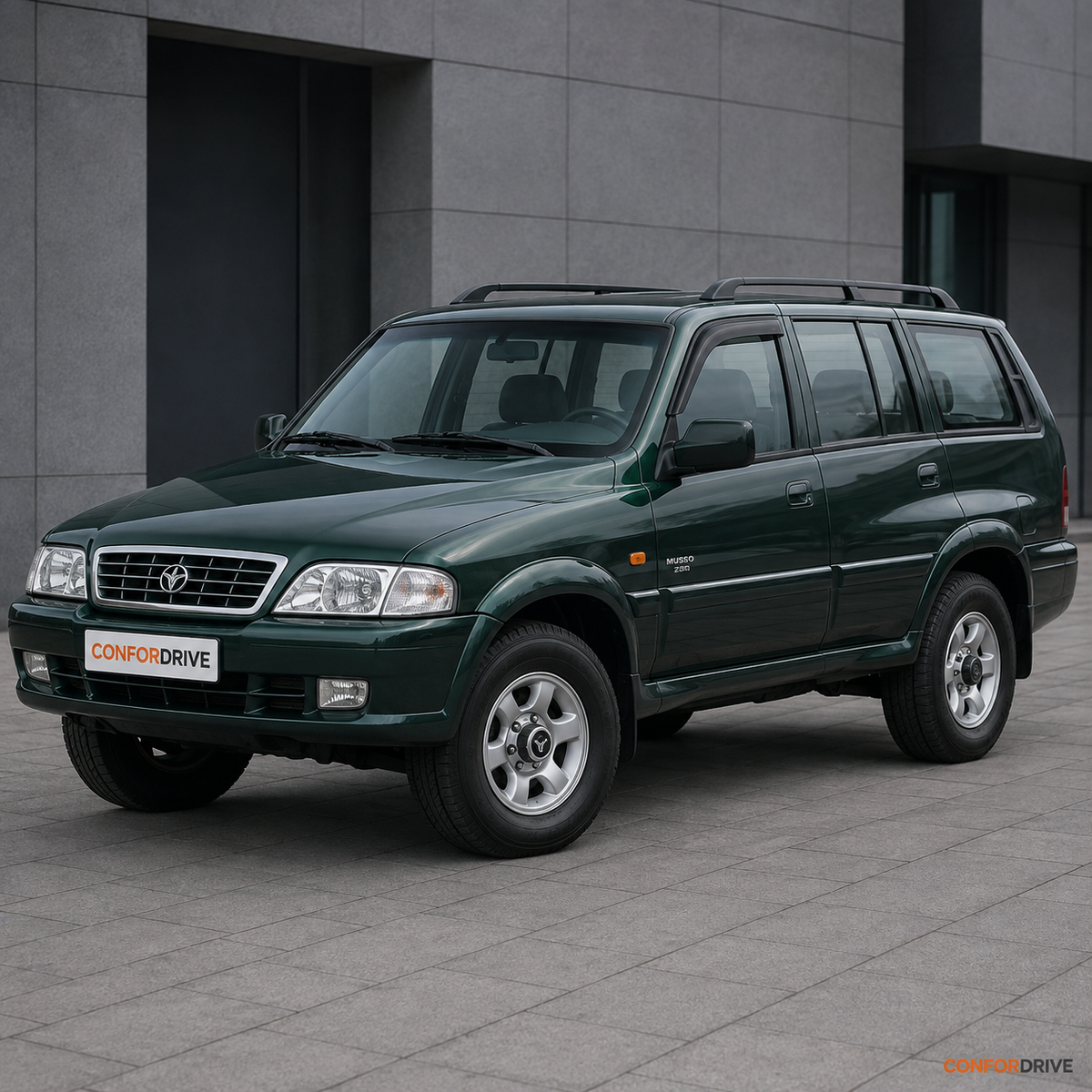 Chuventos CONFORDRIVE para SSANGYONG Musso 1993-2005 5 portas, portas da frente