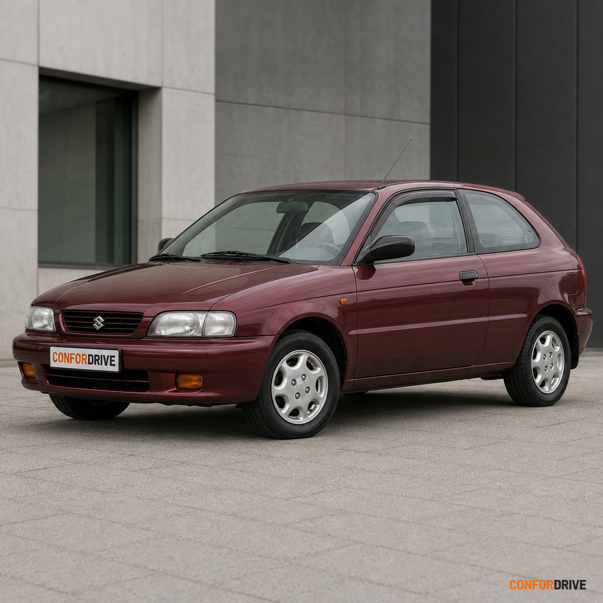 Chuventos CONFORDRIVE para SUZUKI Baleno Hatch 1995-2001 3 portas, portas da frente