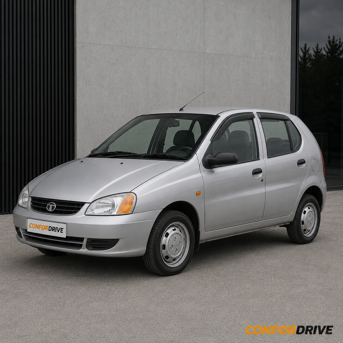 TATA INDICA Hatch (1998-2008) para versão de 5 portas com chuventos dianteiros CONFORDRIVE