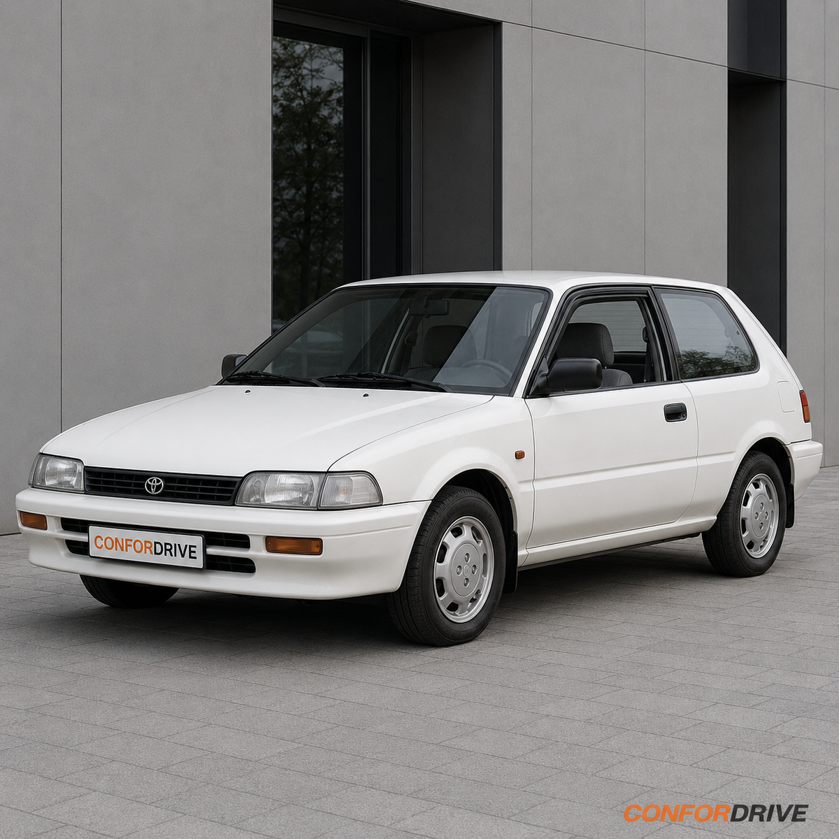Chuventos CONFORDRIVE para TOYOTA COROLLA (1987-1992) para versão de 3 portas, portas da frente