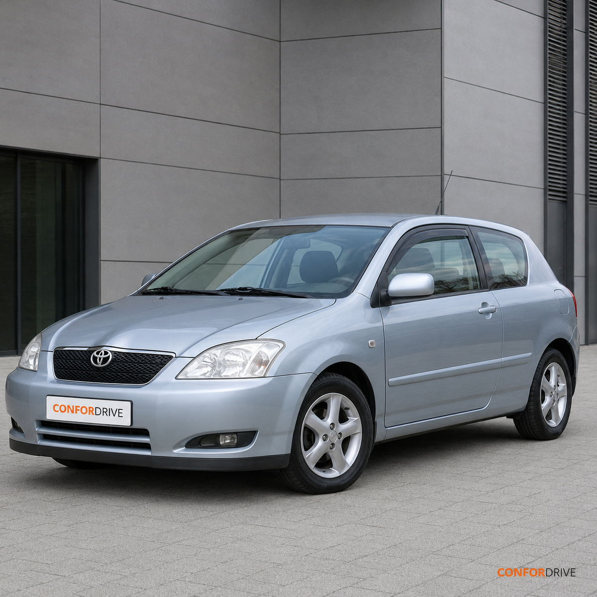 Chuventos CONFORDRIVE para TOYOTA COROLLA (2002-2007) para versão de 3 portas, portas da frente