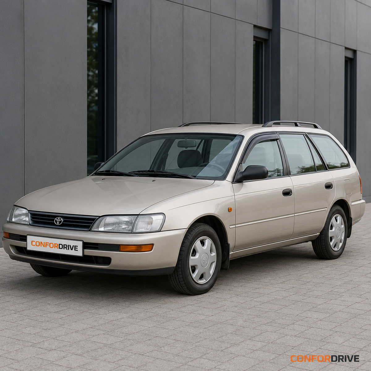 Chuventos CONFORDRIVE para TOYOTA COROLLA Hatch/SW (1992-1996) para versão de 5 portas, portas da frente