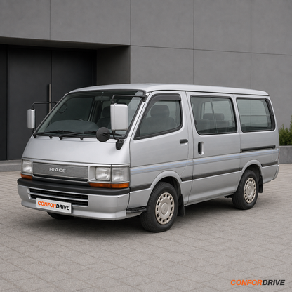 Toyota Hiace LH102 1990-1995 com chuventos interiores dianteiros CONFORDRIVE