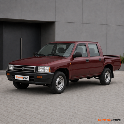 Chuventos Toyota Hilux V Double Cab 1989-1997, aplicados nos vidros dianteiros