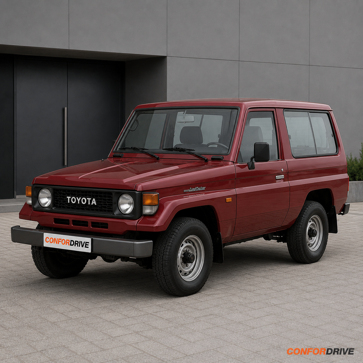 Chuventos CONFORDRIVE para TOYOTA LAND CRUISER BJ70 (1984 >), portas da frente